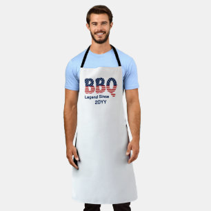 Tablier Légende de BBQ Personnalisée Depuis Patriotique