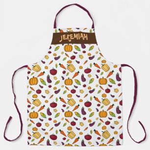Tablier Légumes en santé "Tout sur papier"