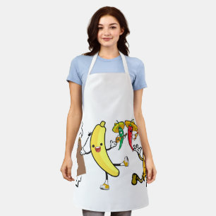 Tablier Légumes et chocolat