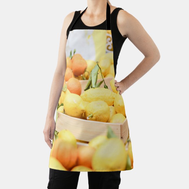 Tablier Lemons et Oranges Amalfi #1 #travel #wall #art (Insitu)