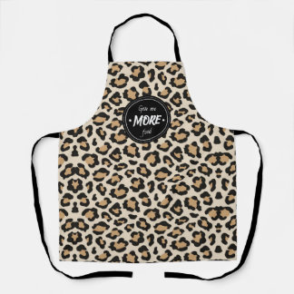 TABLIER LEOPARD LEATHER