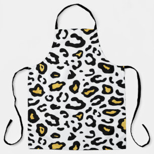 Tablier Léopard peau transparente motif