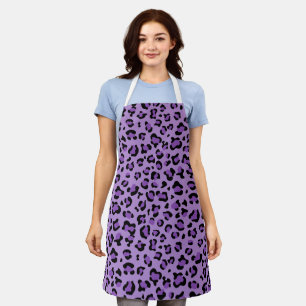 Tablier Leopard Print, Léopard Spots, Purple Leopard