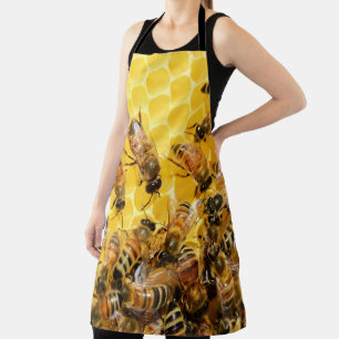 Tablier Les abeilles sur Honeycomb