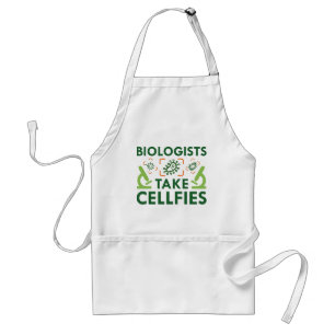 Tablier Les biologistes prennent des cellules
