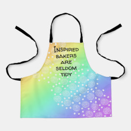 Tablier Les boulangers inspirés sont rarement Tidy Rainbow