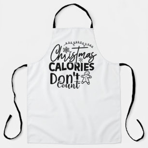 Tablier Les calories de Noël ne comptent pas