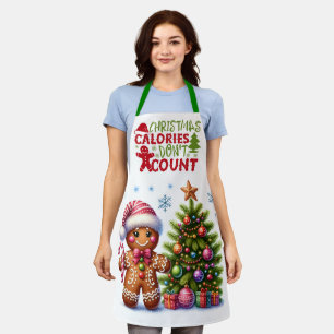 Tablier Les calories de Noël ne comptent pas