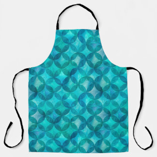 Tablier Les cercles Abstraits se chevauchent motif sans fa
