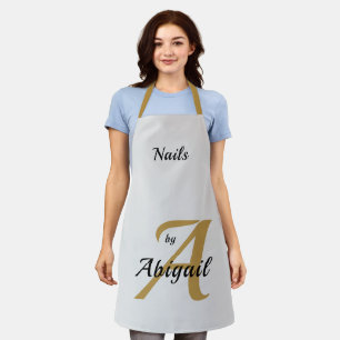Tablier Les clous d'argent et d'or par "Votre nom"