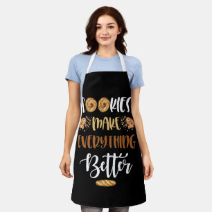 Tablier Les cookies rendent tout meilleur la nourriture am