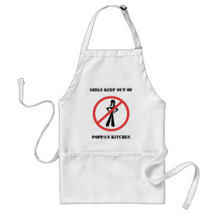 Tablier Les filles restent hors de la cuisine de Poppa !