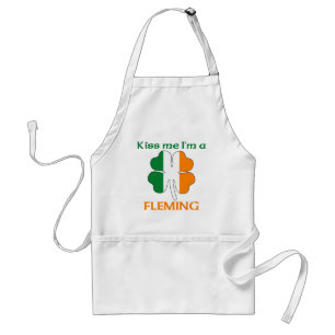 Tablier Les Irlandais personnalisés m'embrassent que je