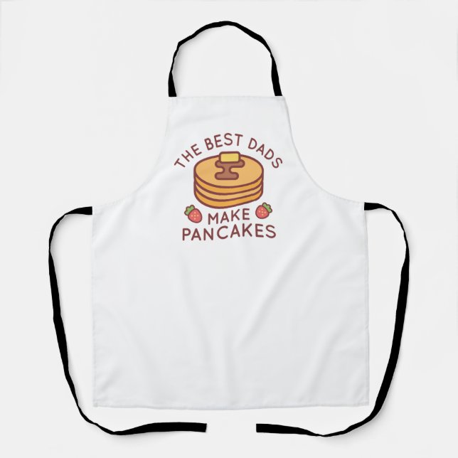 Tablier Les Meilleurs Pères Font Des Crêpes (Recto)