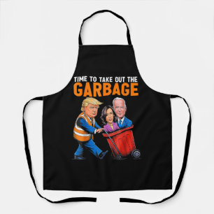 Tablier Les ordures pour Trump 2024 Il est temps de sortir