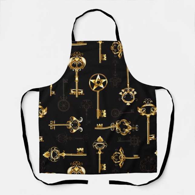 Tablier Les Patters de Seamless avec Golden Keys (Recto)