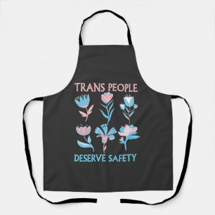 Tablier Les personnes trans méritent la Fierté de sécurité