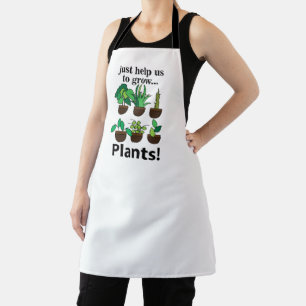 Tablier Les plantes Nous Aident Juste À Développer Les Pla