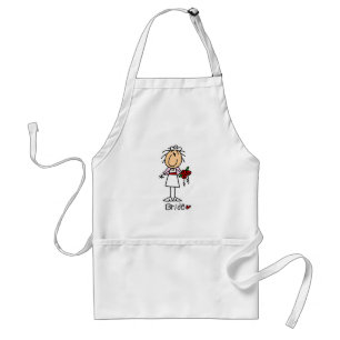 Tablier Les T-shirts et les cadeaux de jeune mariée