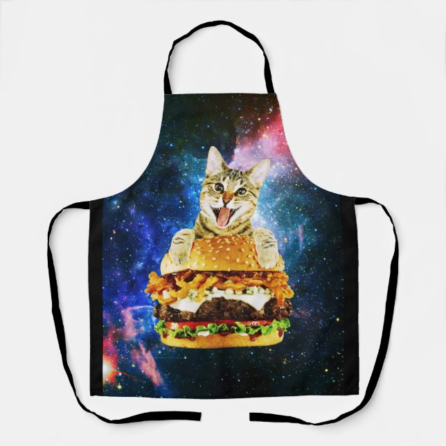 Tablier L'espace drôle pour les burgers (Recto)