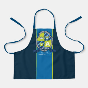 Tablier Lettre A Nom Arthur signifiant blason