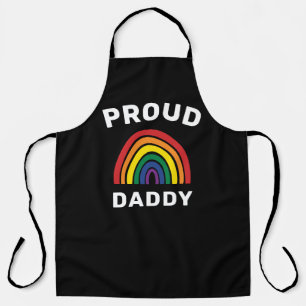Tablier LGBTQ Fier papa Gay pride Rainbow Fête des pères