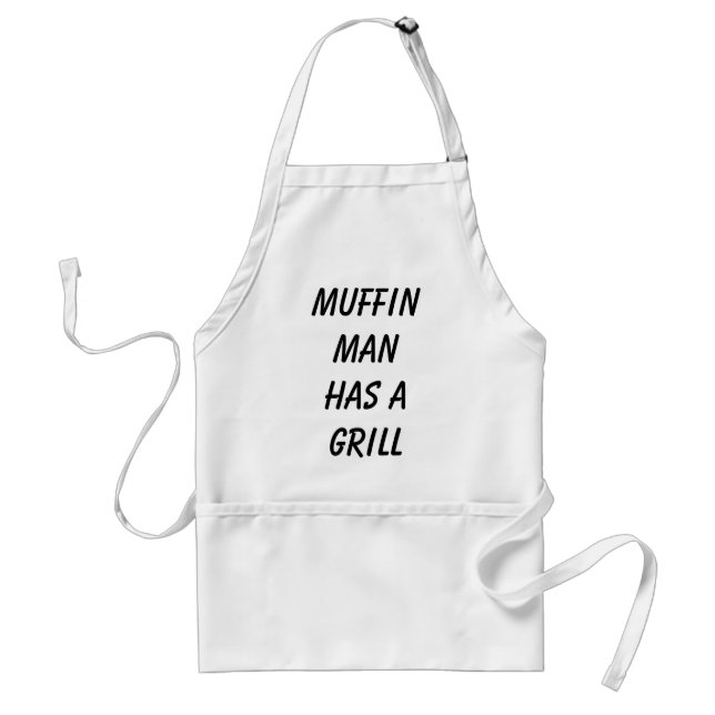 Tablier L'homme de petit pain a un GRIL (Devant)