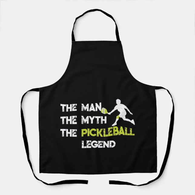 Tablier L'Homme Le Mythe La Légende du Pickleball (Recto)
