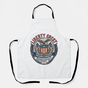 Tablier Liberty Crest Patriotique Patriotique Héraldique B