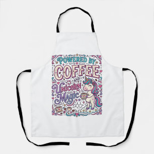 Tablier Licorne alimentée par le café et la magie de licor