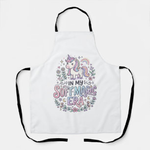 Tablier Licorne Dans Mon Ère De Magie Douce Typographie Lu