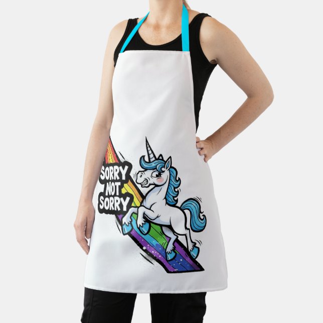Tablier Licorne Désolée pas Désolée (Insitu)