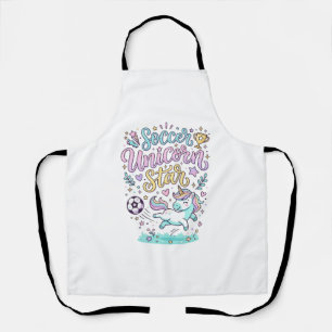 Tablier Licorne Football Licorne Étoile Mignonne