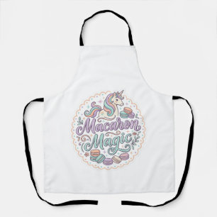 Tablier Licorne Macaron Magie T-Shirt Fantaisiste Design_1