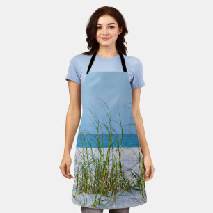 Tablier Ligne D'Avoine De Mer En Apron De Sable Blanc