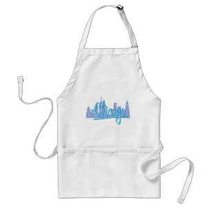 Tablier Ligne Skyline de Chicago Windy City