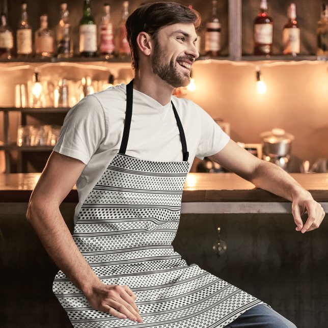 Tablier Lignes Abstraites (Créateur téléchargé)