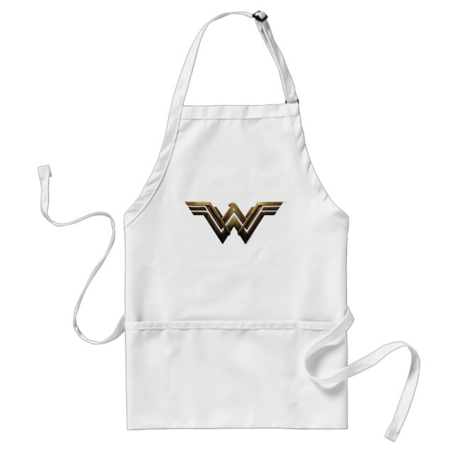 Tablier Ligue de Justice | Symbole métallurgique Wonder Wo (Devant)