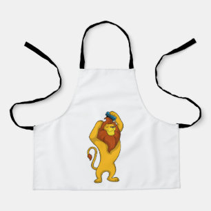 Tablier Lion avec peigne