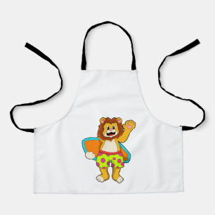 Tablier Lion comme surfer avec Surfer