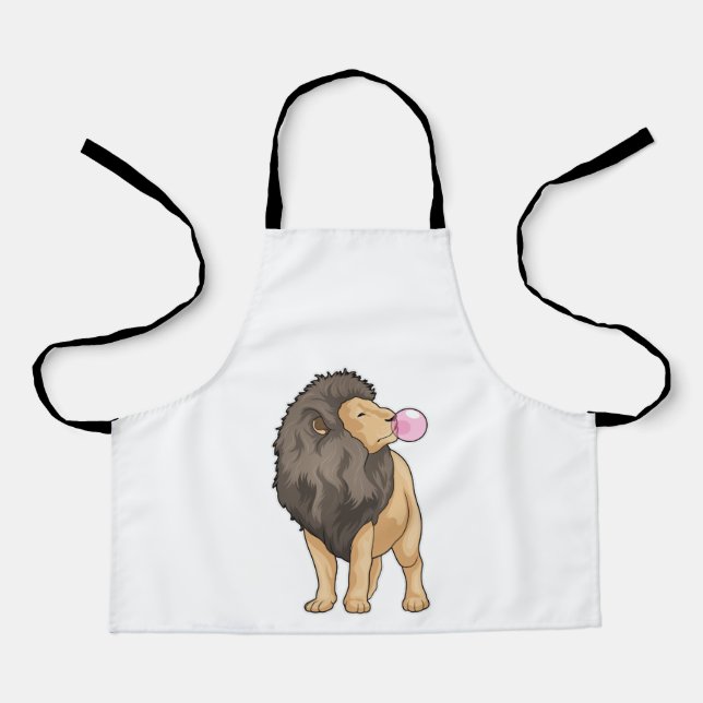 Tablier Lion gomme à mâcher (Recto)