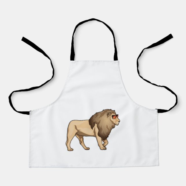 Tablier Lion Lunettes de soleil (Recto)