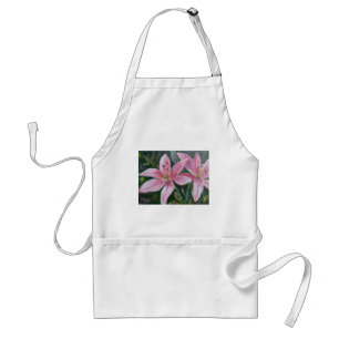 Tablier Lis roses