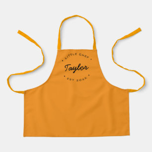 Tablier LITTLE CHEF Nom personnalisé Année