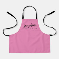 Little Chef Script Girl Name Rose personnalisé