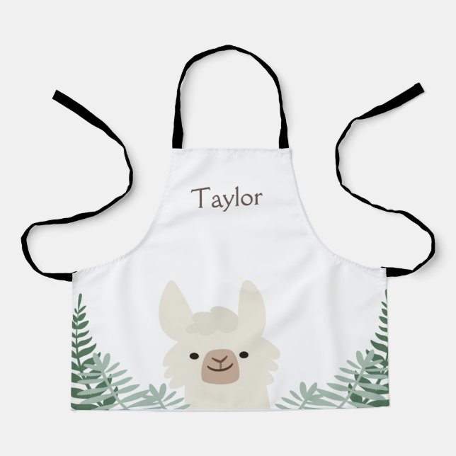 Tablier Llama Kids Apron personnalisé (Recto)