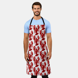 Tablier Lobster rouge PAO