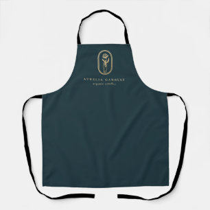 Tablier Logo Chic Bohème Golden Floral