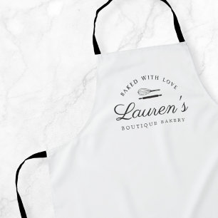 Tablier Logo de boulangerie de style classique à domicile