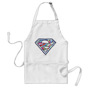 Tablier Logo de croquis couleur supergirl